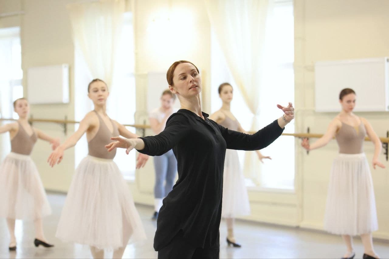 Yulia Smirnova en clase